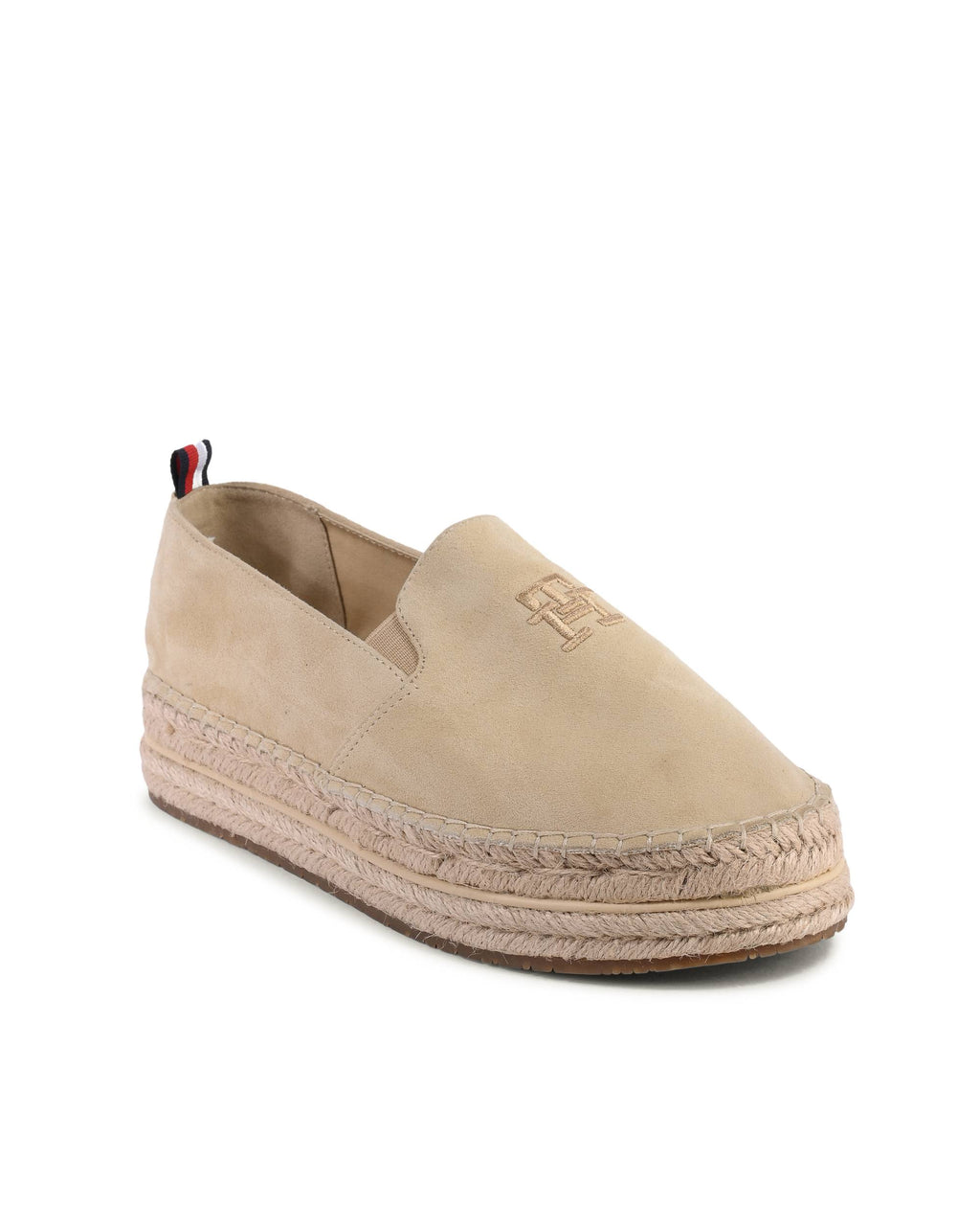 Alpargatas Tommy Hilfiger para mujer en beige FW0FW07695ACR