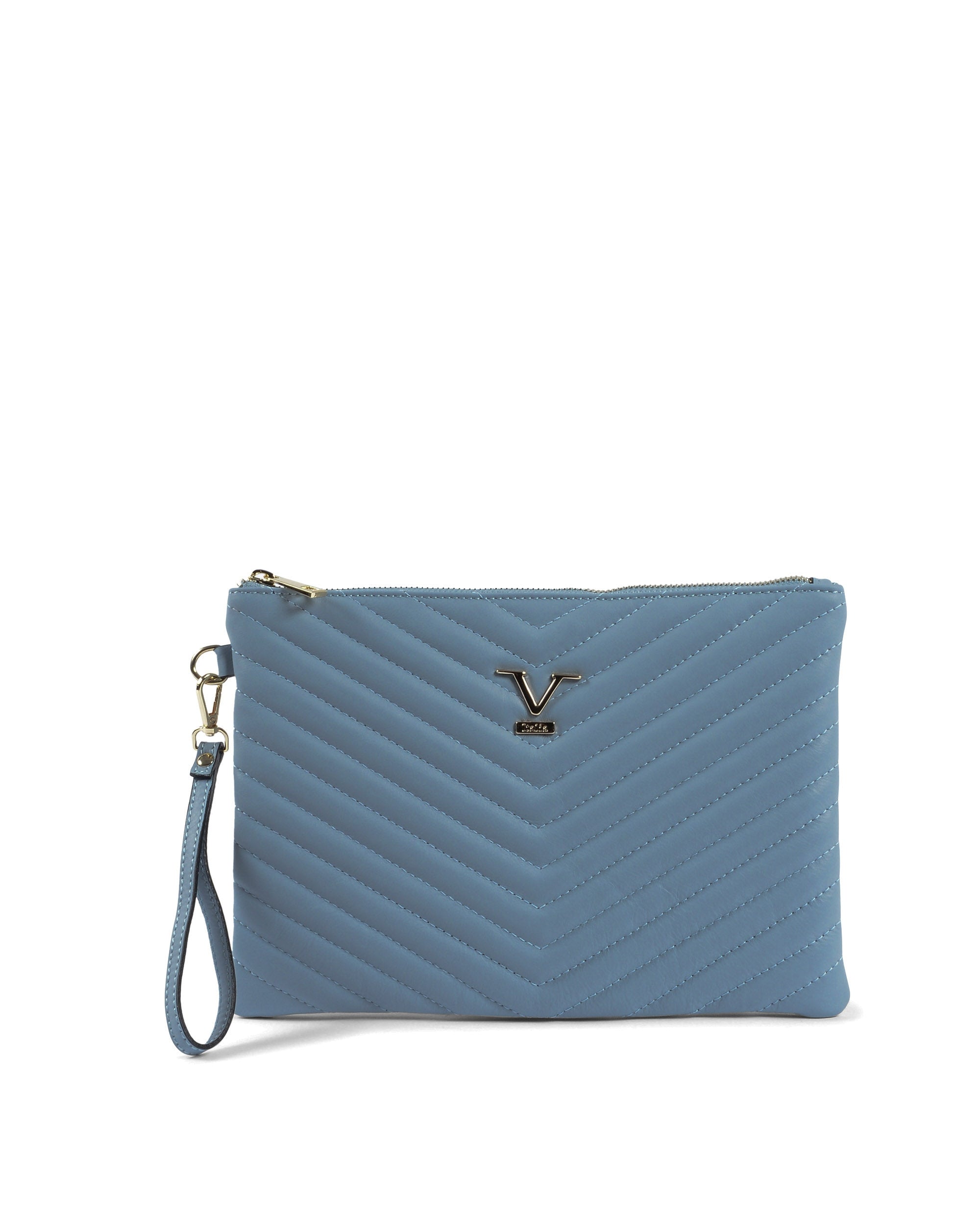 Bolso de mano para mujer V Italia Azul claro V613 52 SAUVAGE AZUL CLARO