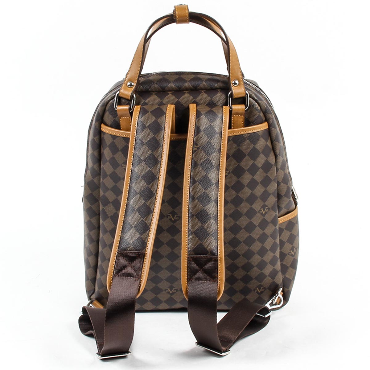 Mochila de moda para hombre V 1969 Italia V1969016 COFFEE TABA