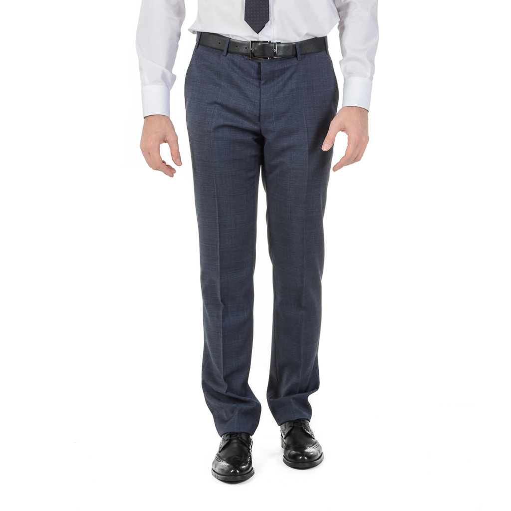 Corneliani Mens Suit Long Sleeves Dark Blue Super 130's