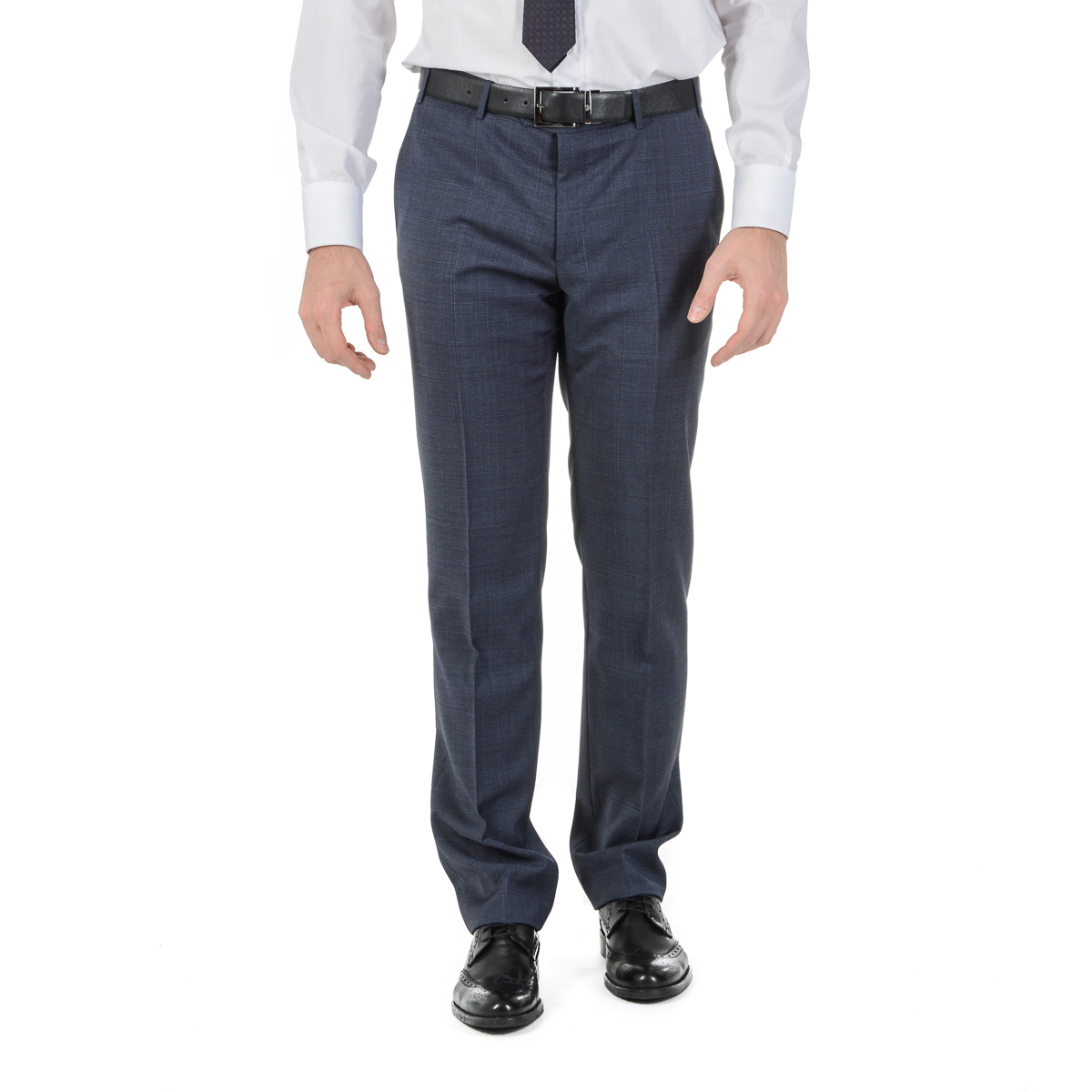 Corneliani Mens Suit Long Sleeves Dark Blue Super 130's