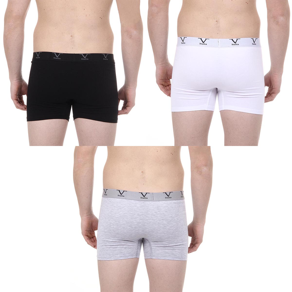 V 1969 Italia - Pack de tres calzoncillos tipo bóxer para hombre