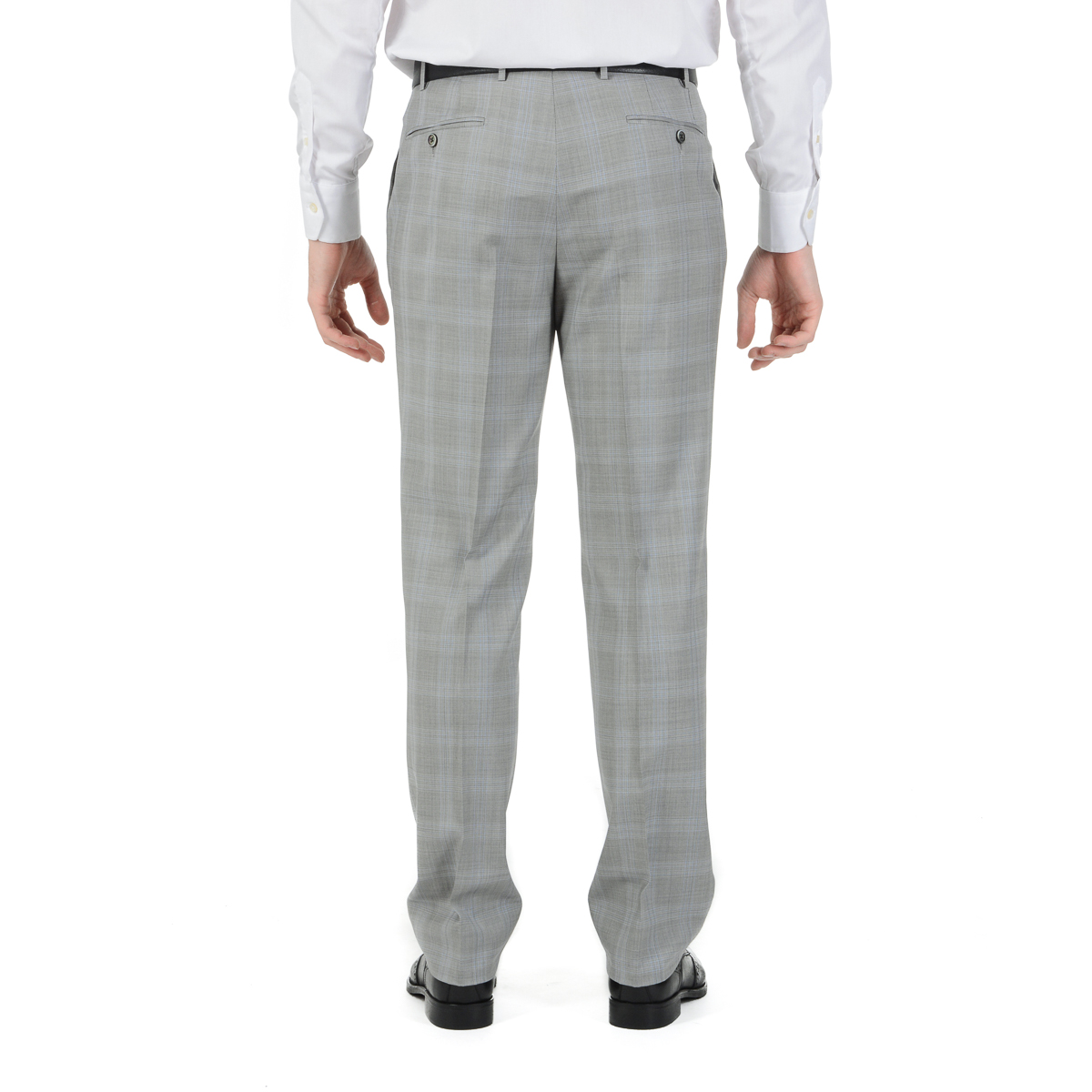 Corneliani Mens Suit Long Sleeves Grey Super 150's