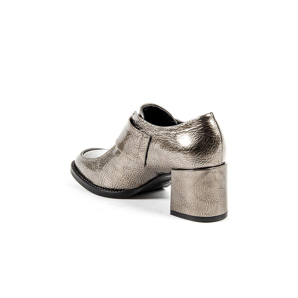 Mocasín de tacón para mujer V 1969 Italia B2450 CRASH CANNA FUCILE