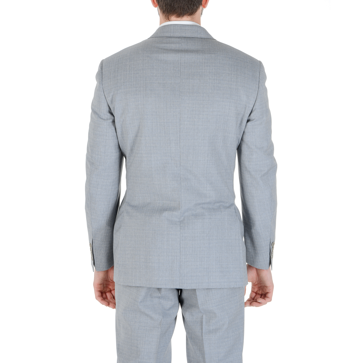 Canali Mens Suit Long Sleeves Light Grey