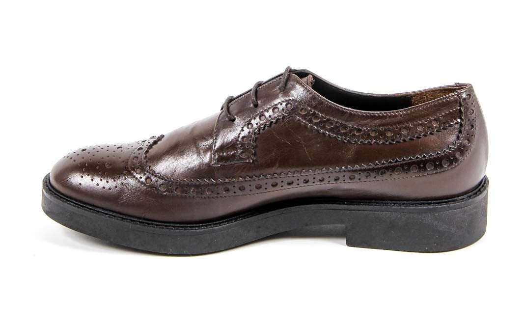 Zapato brogue para mujer V 1969 Italia B1670 VITELLO T. MORO COCCO
