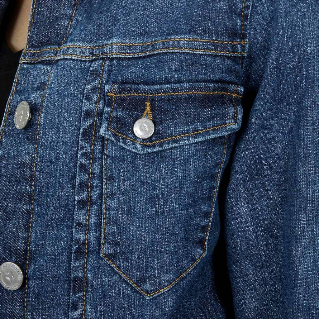 Chaqueta vaquera de manga larga para mujer de Andrew Charles LETIZIA