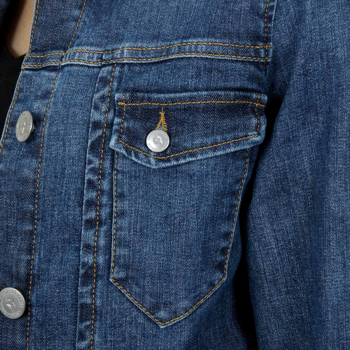 Chaqueta vaquera de manga larga para mujer de Andrew Charles LETIZIA