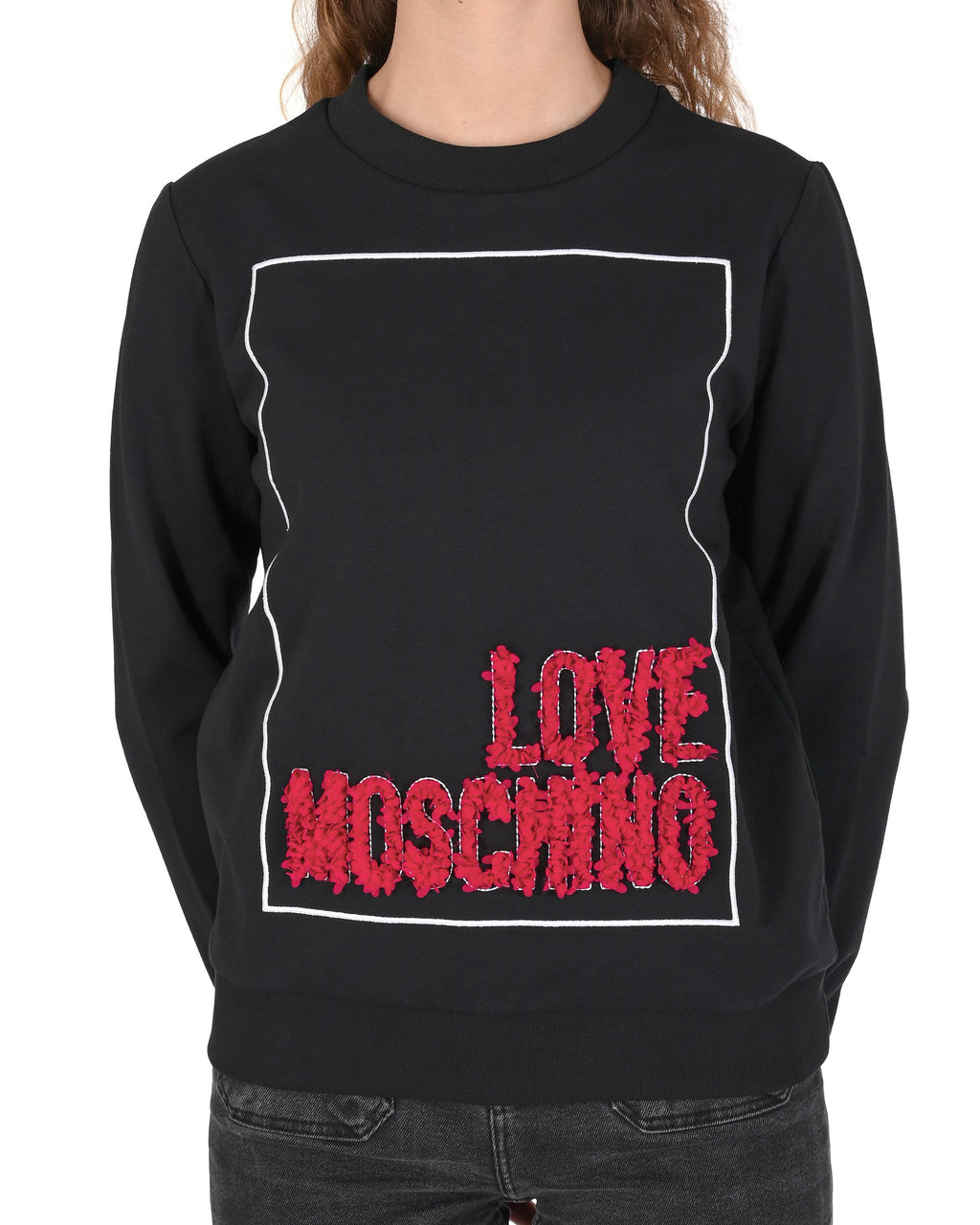 Sudadera Love Moschino para mujer W 6 302 23 E 2269 C74 NEGRO