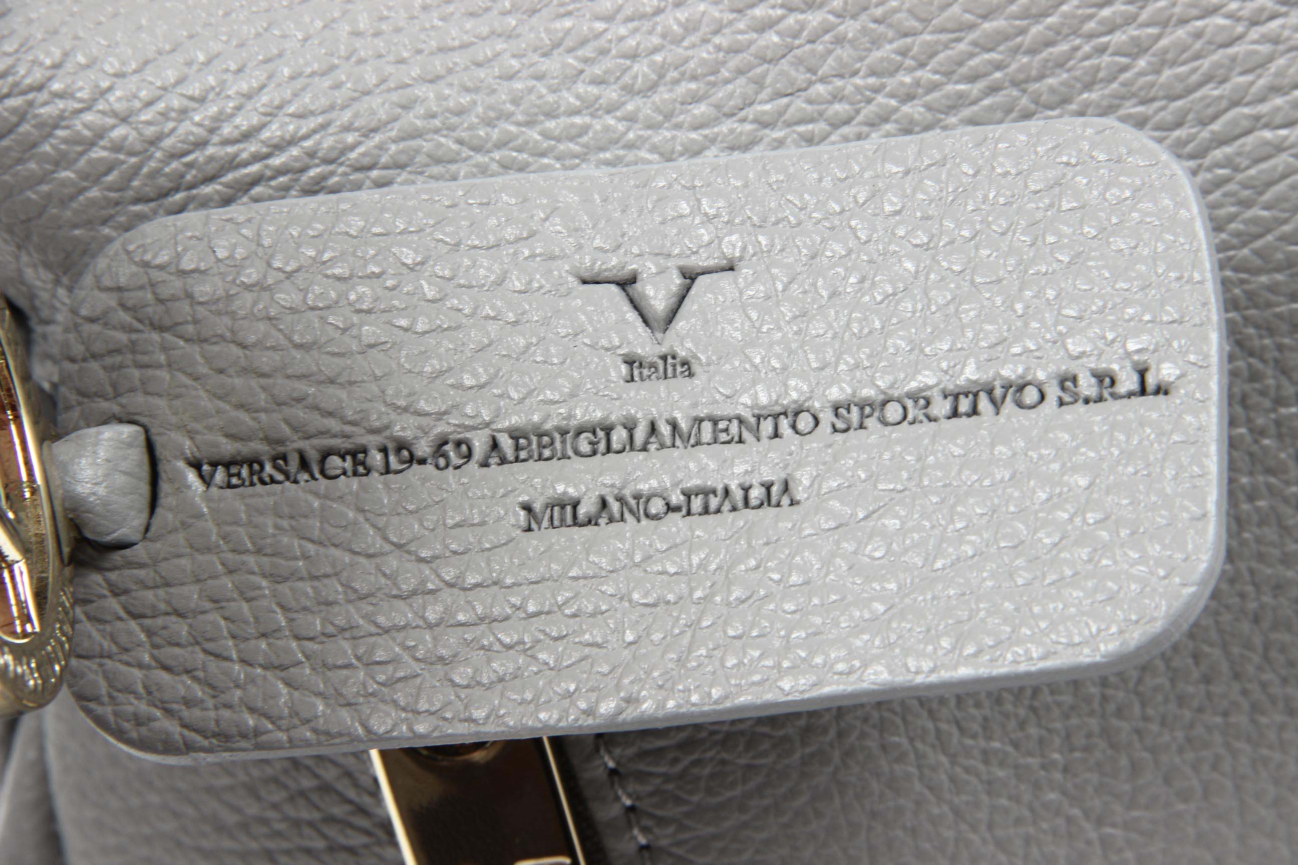 V 1969 Italia Bolso de mano de mujer V010 ALCE DOLLARO GRIGIO
