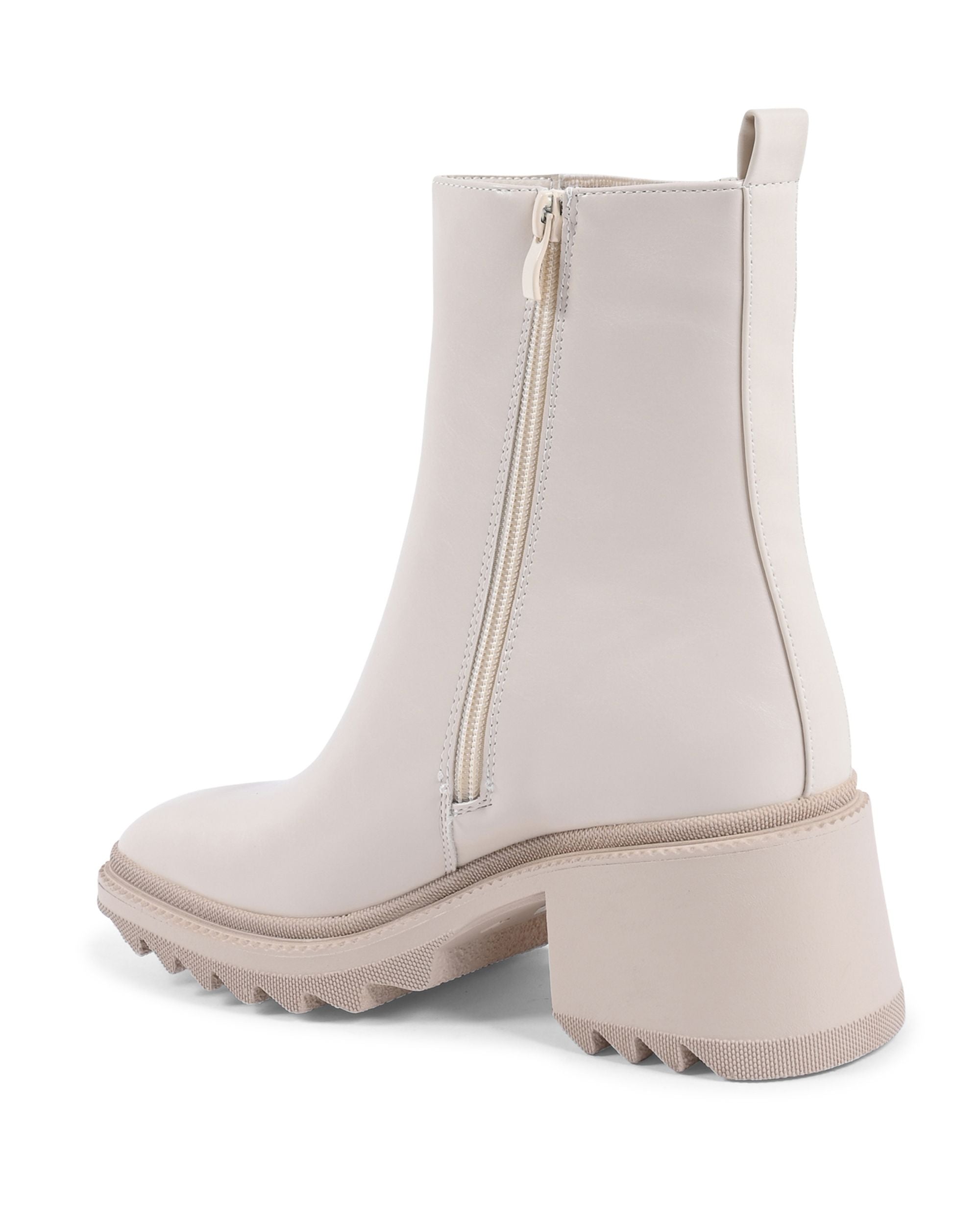 19V69 Italia Botines para mujer Beige 181-87 BEIGE