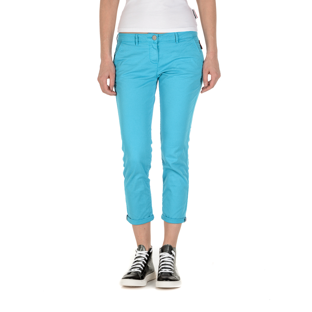 Pantalones Andrew Charles para mujer azul claro PENDA