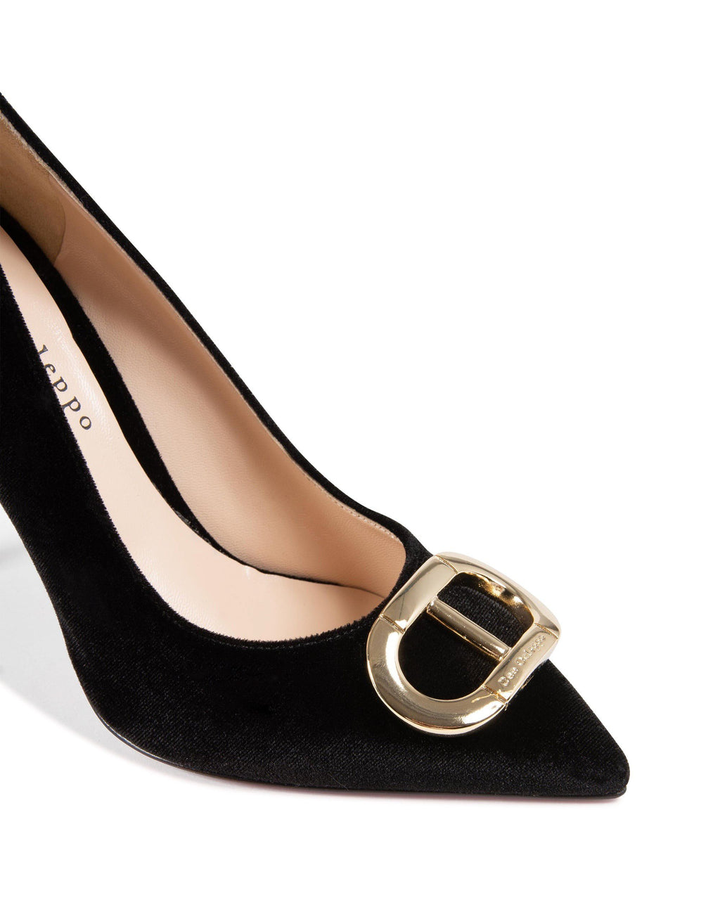 Zapatos de fiesta de oficina de terciopelo negro