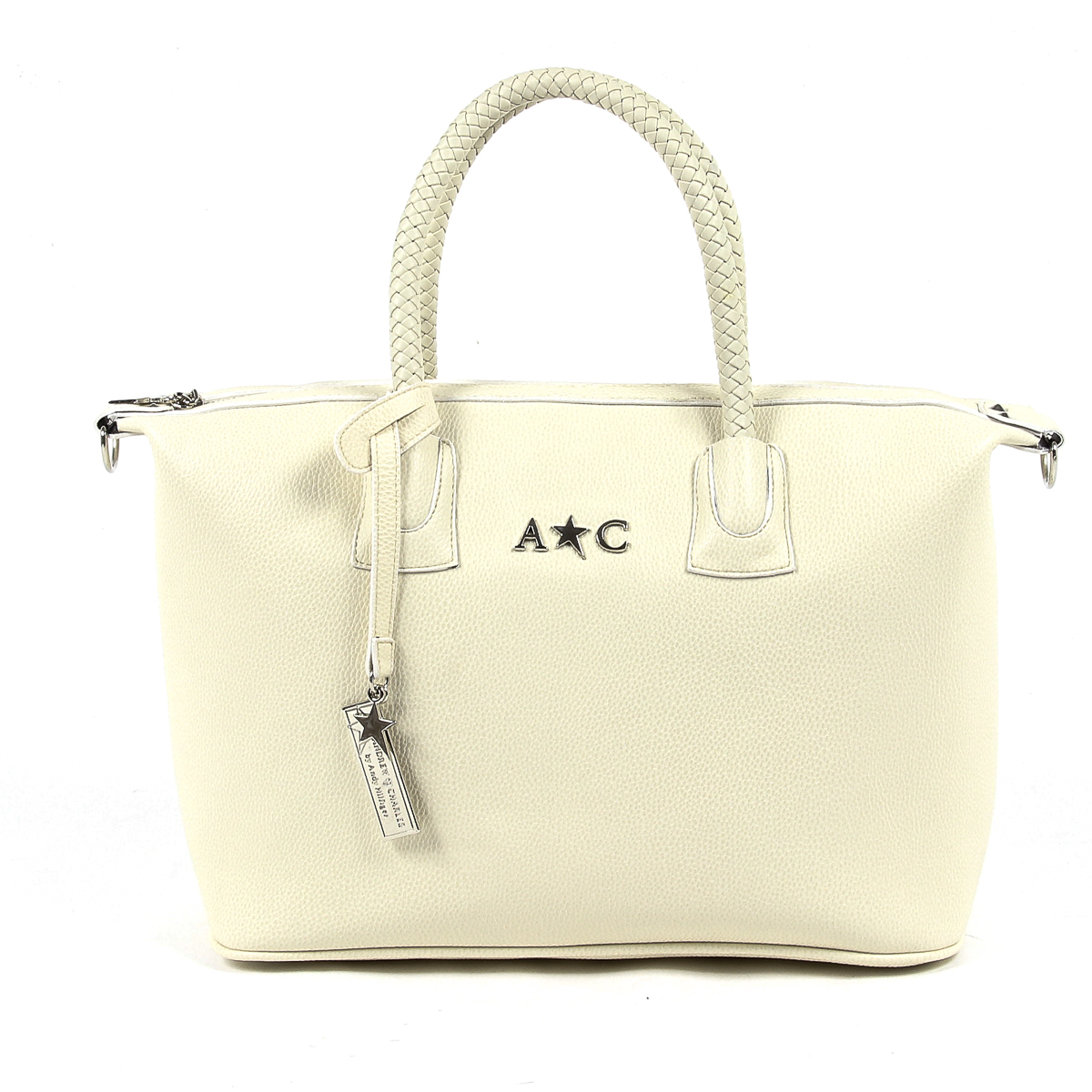 Bolso de mano para mujer Andrew Charles Beige DARSEY