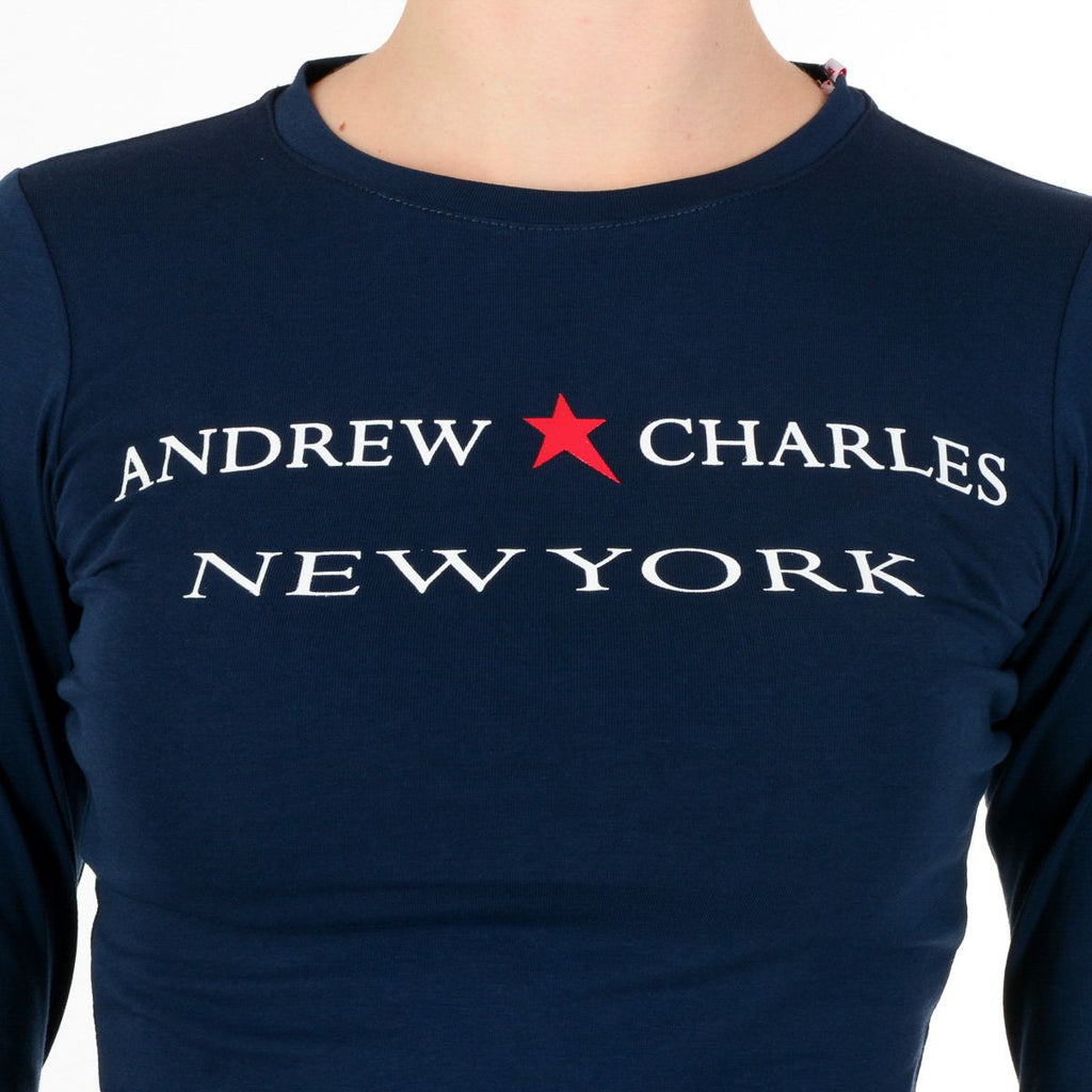 Camiseta de manga larga para mujer Andrew Charles By Andy Hilfiger TS602 031002 PHENIX NAVY 003