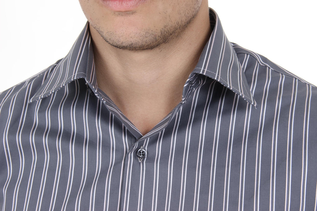 Camisa clásica moderna de corte italiano para hombre V 1969 377 ART. 416