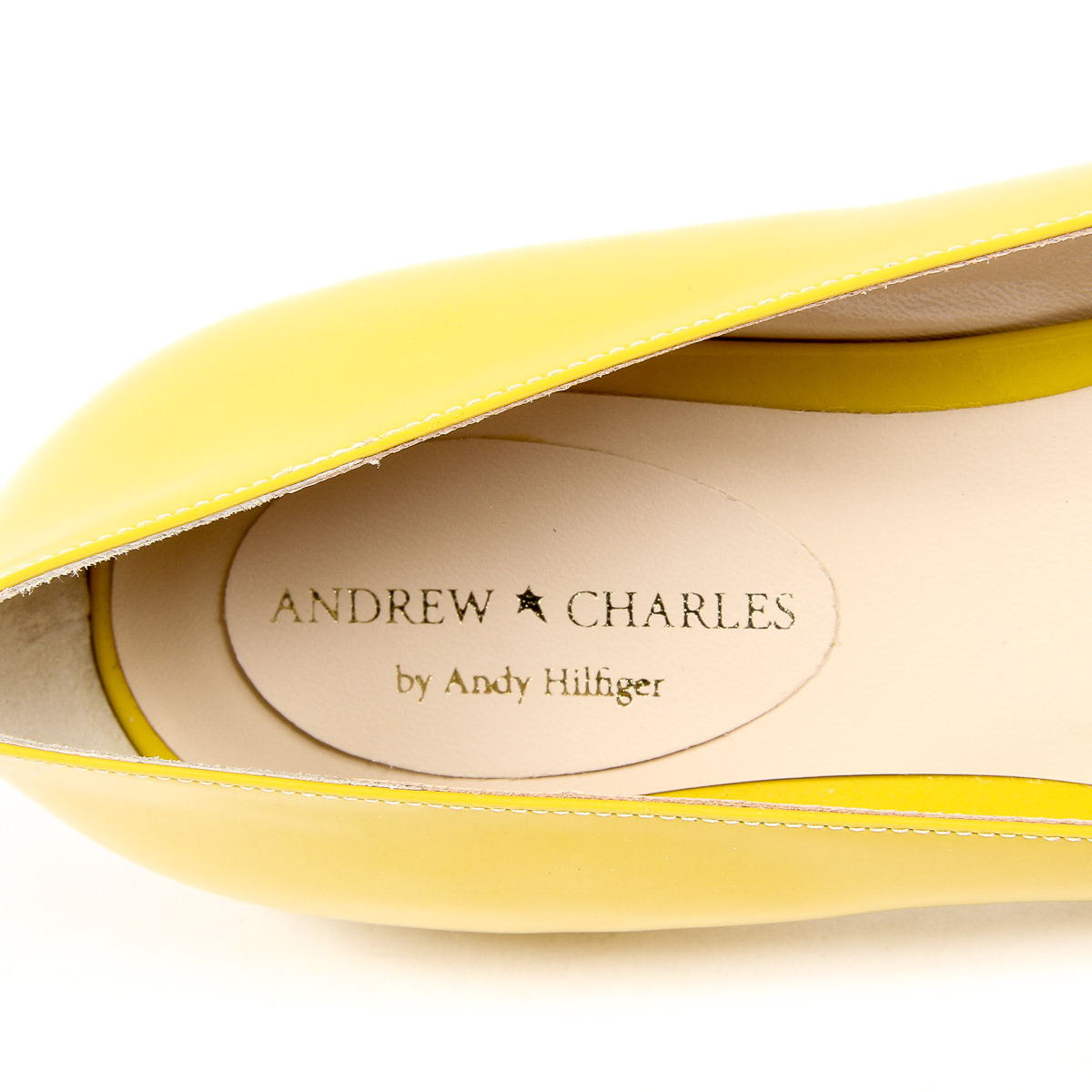 Andrew Charles Womens Ballerina Yellow SONIA