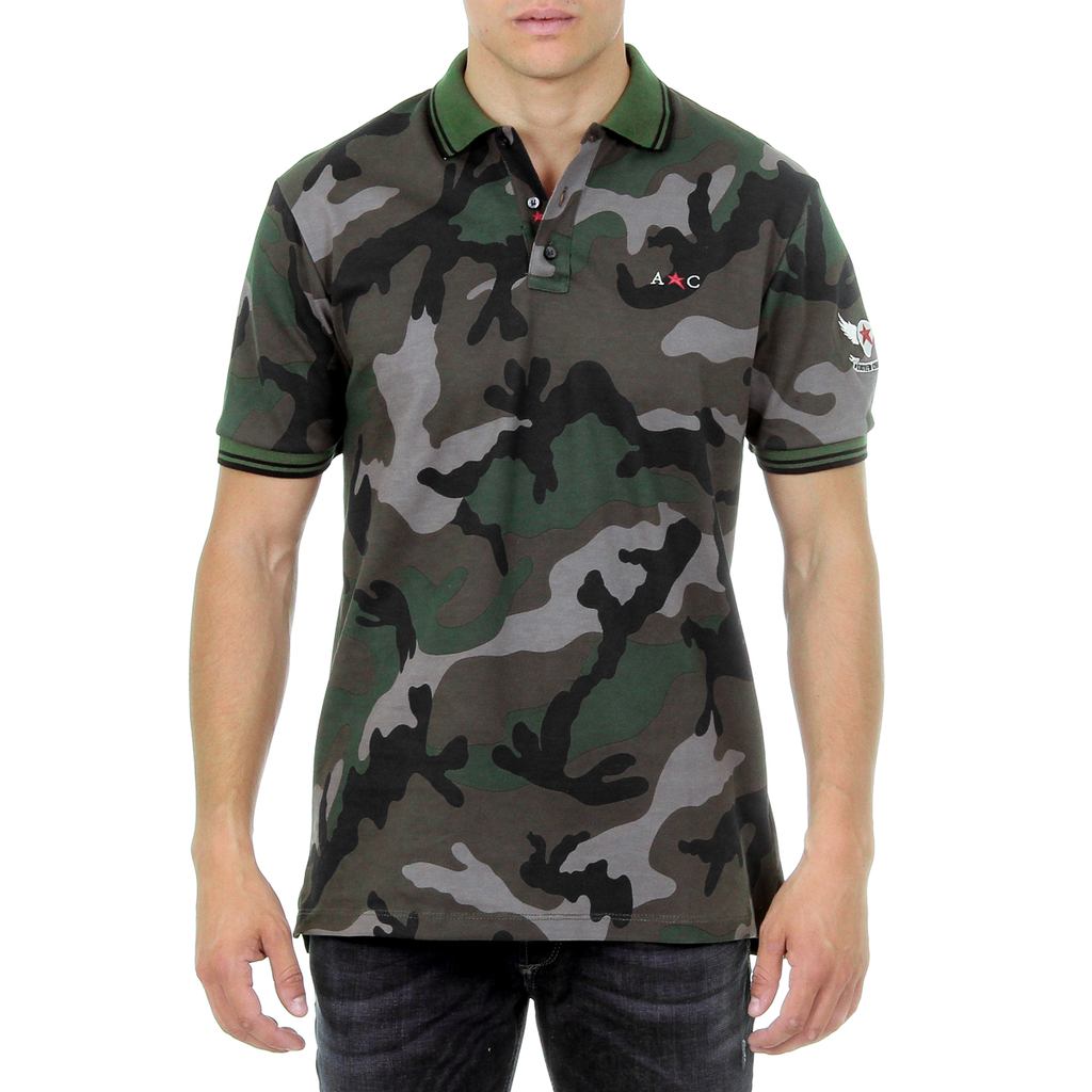 Polo Andrew Charles de manga corta para hombre, multicolor, STEVE