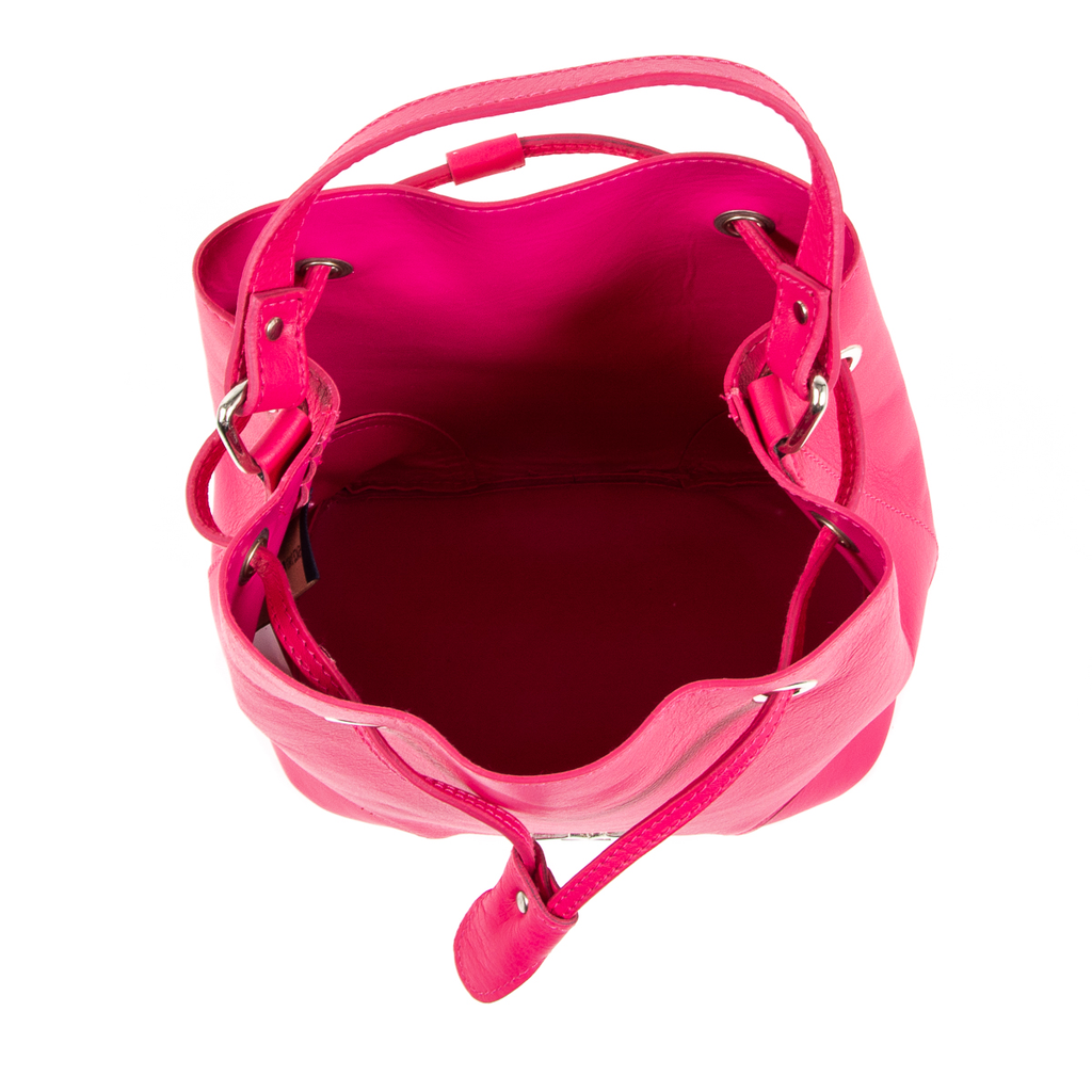 V 1969 Italia Bolso de mano para mujer Fuxia HILTON