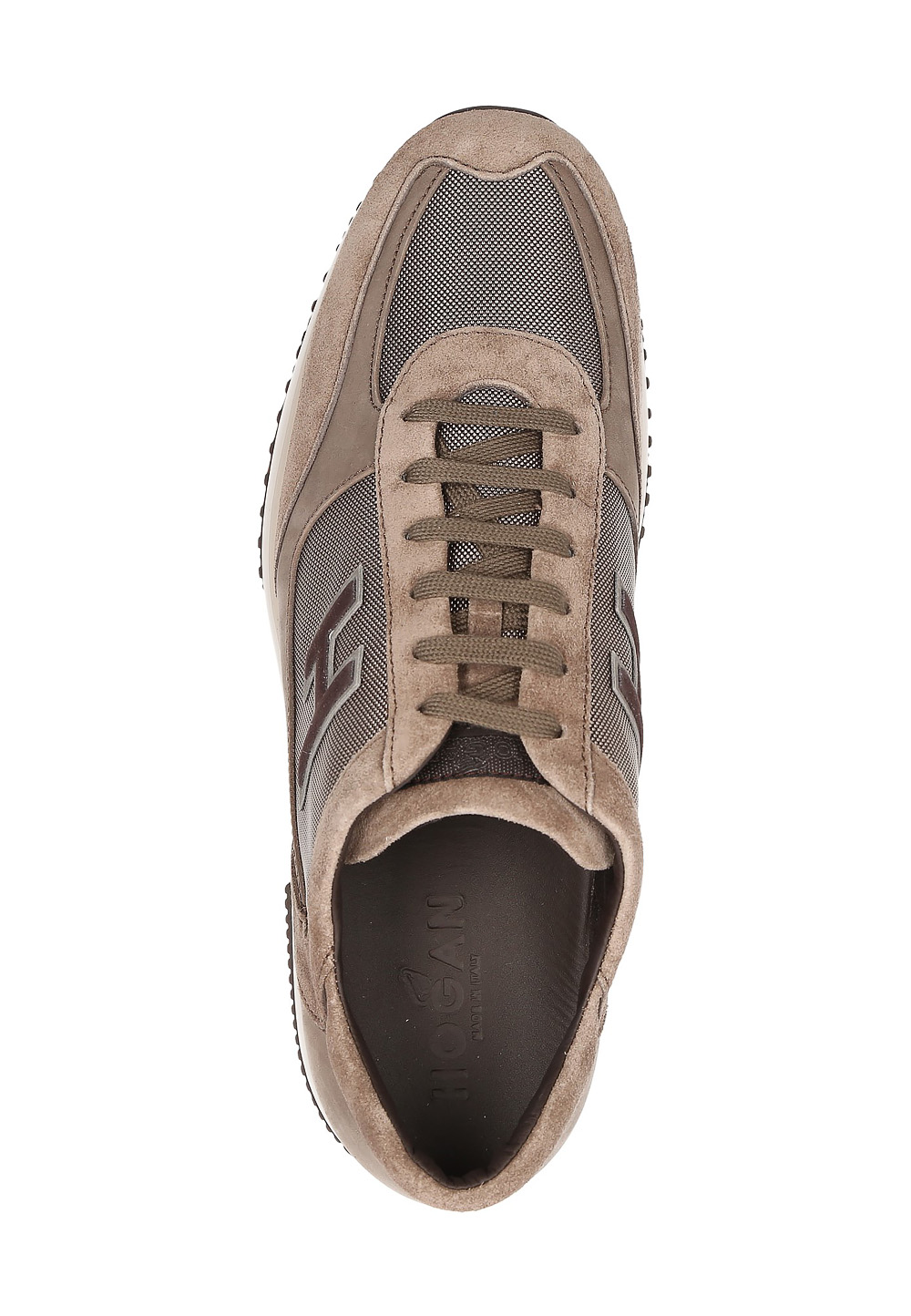 Hogan Mens Sneaker Beige Interactive HXM00N0Q10111T9468X